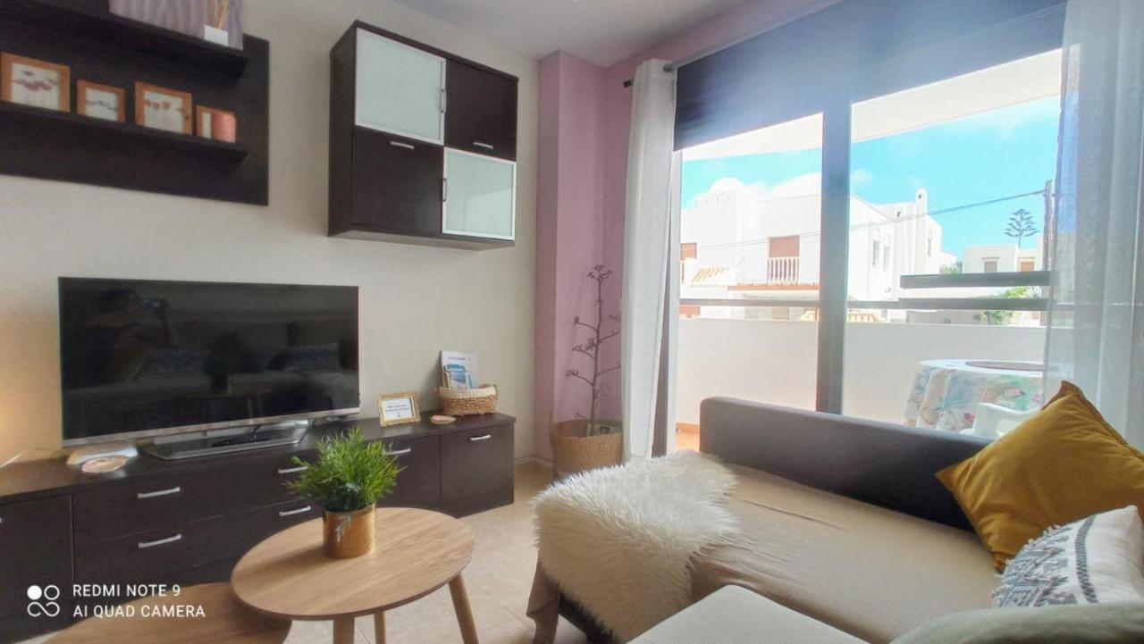 La Pita- Terraza Con Vistas Al Mar & Parking, A 1 Min De La Playa Daire Carboneras Dış mekan fotoğraf