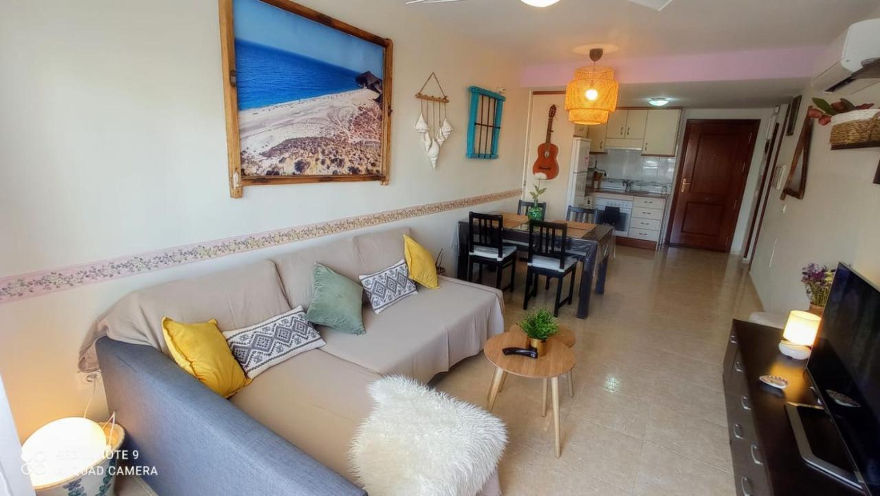 La Pita- Terraza Con Vistas Al Mar & Parking, A 1 Min De La Playa Daire Carboneras Dış mekan fotoğraf