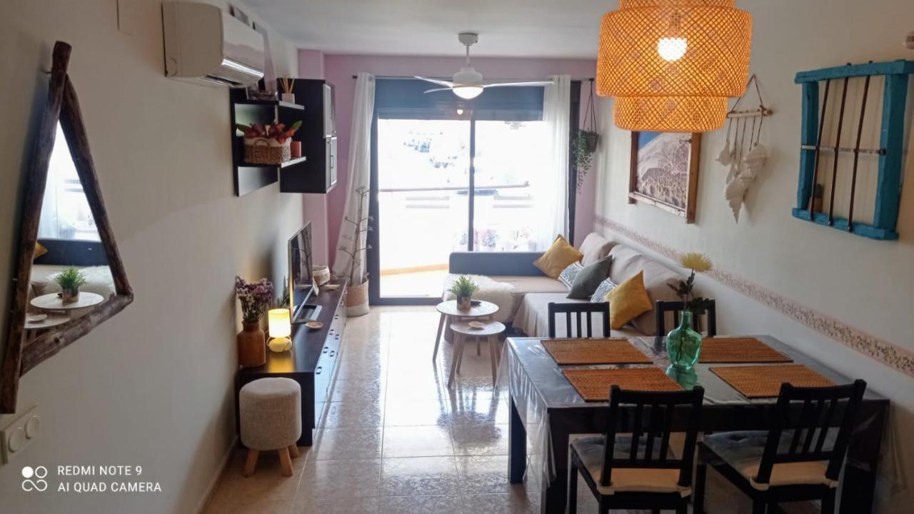 La Pita- Terraza Con Vistas Al Mar & Parking, A 1 Min De La Playa Daire Carboneras Dış mekan fotoğraf